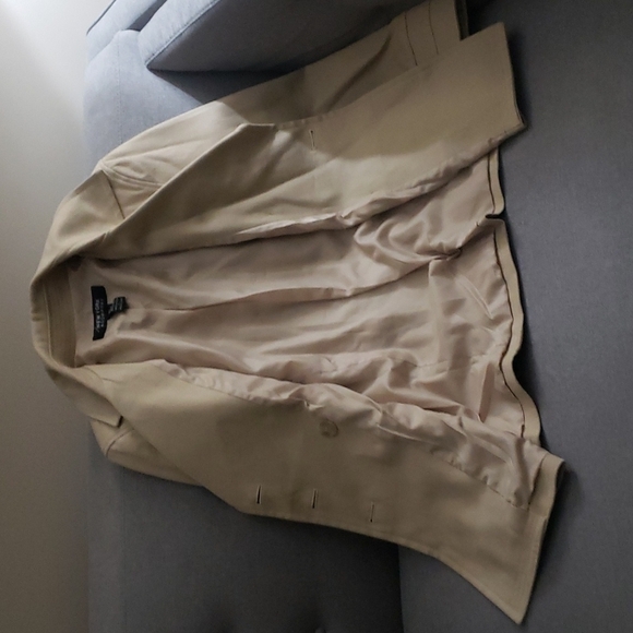 New York & Company jacket womens size large doublebreasted blazer jacket Neutral - Picture 4 of 4